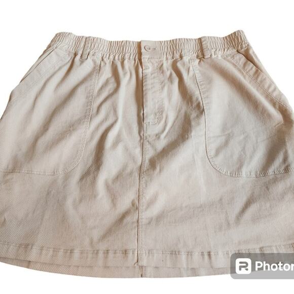 MICHAEL STARS NEW  BEIGE SKIRT SIZE 1X - Picture 1 of 6